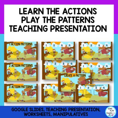 Fall Body Percussion Music Lesson, Music Activity