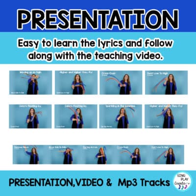 Scarf and Ribbon Streamer Movement Song Activity: "Rainbows in the Sky"