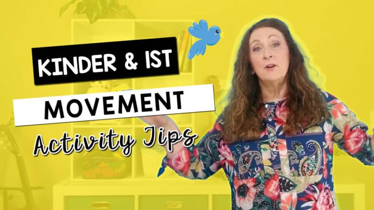 Children need to move and as music teachers we can channel that energy to help them learn. In this post I’m sharing how to teach music concepts through movement activities for kindergarten and first grade. “Movement Activities for Kindergarten and First Grade”