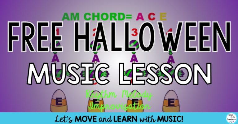 FREE HALLOWEEN MUSIC LESSON